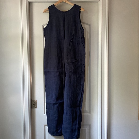 Conscious Clothing linen Surplus Jumpsuit made in US - Picture 5 of 7